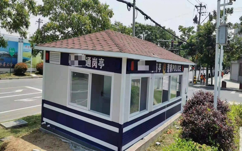 金屬雕花板崗亭